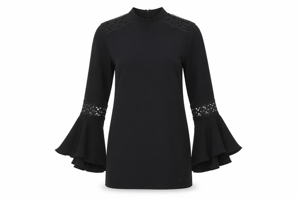 Womens UK Size 6 Primark Black Basic Blouse