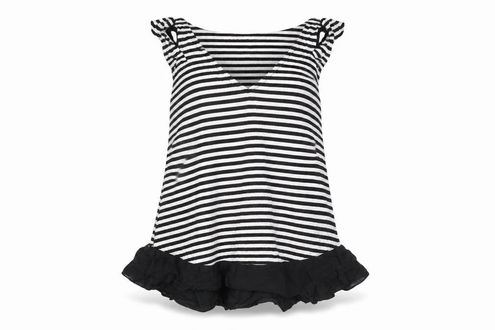 Womens UK Size 8 Warehouse Black Basic Blouse