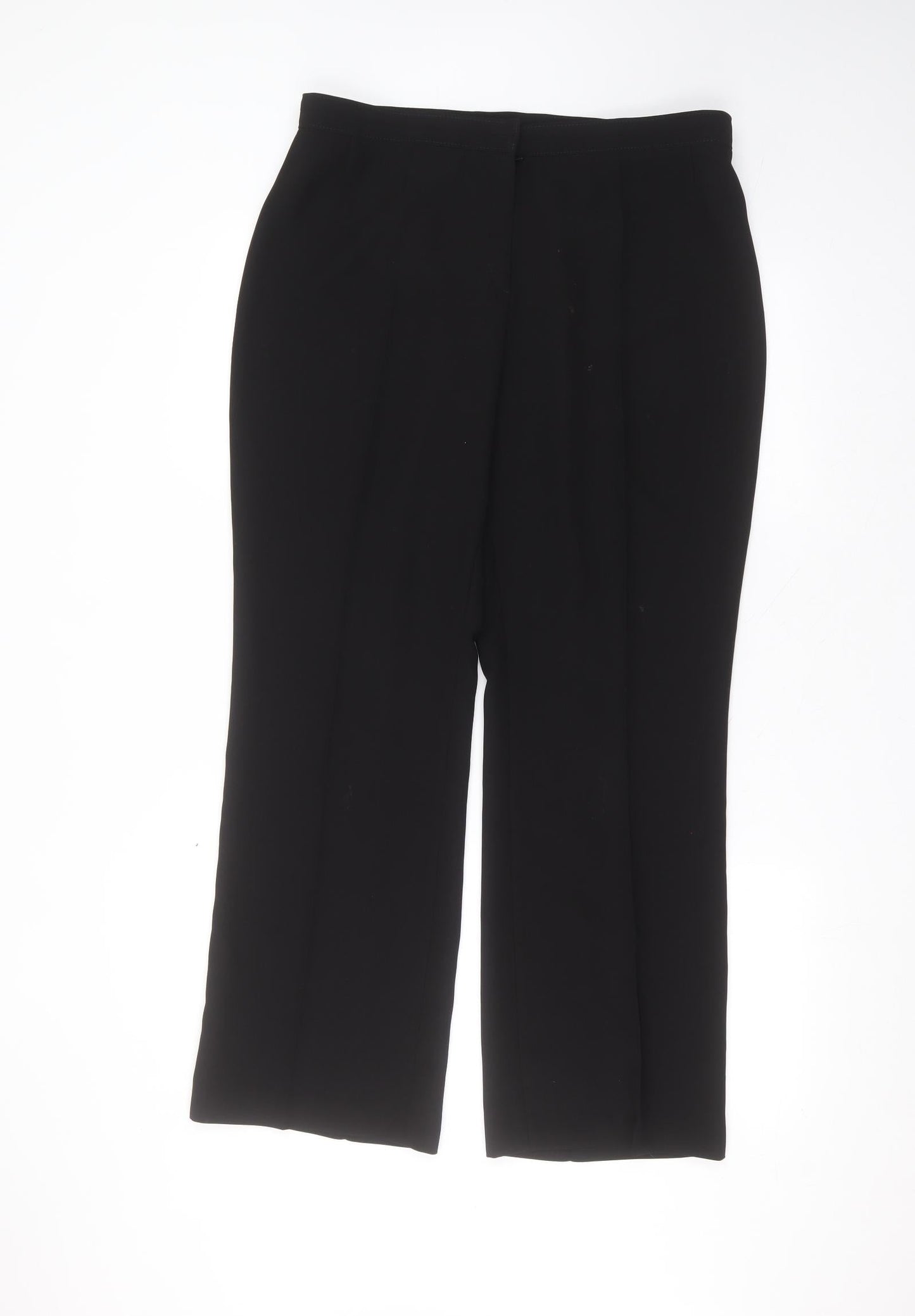 Womens UK Size 14 Busy Regular Fit  Black Trousers