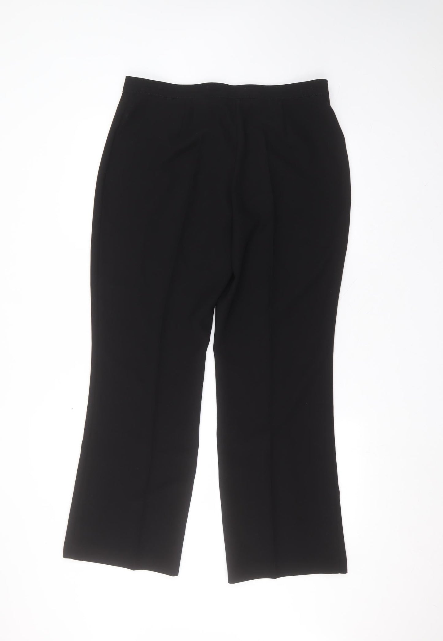 Womens UK Size 14 Busy Regular Fit  Black Trousers