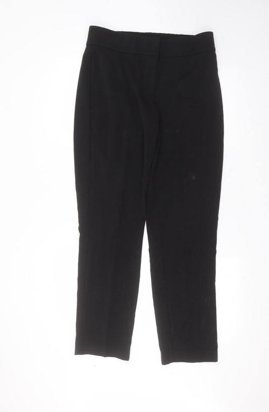 Womens UK Size 14 Artigiano Regular Fit  Black Trousers