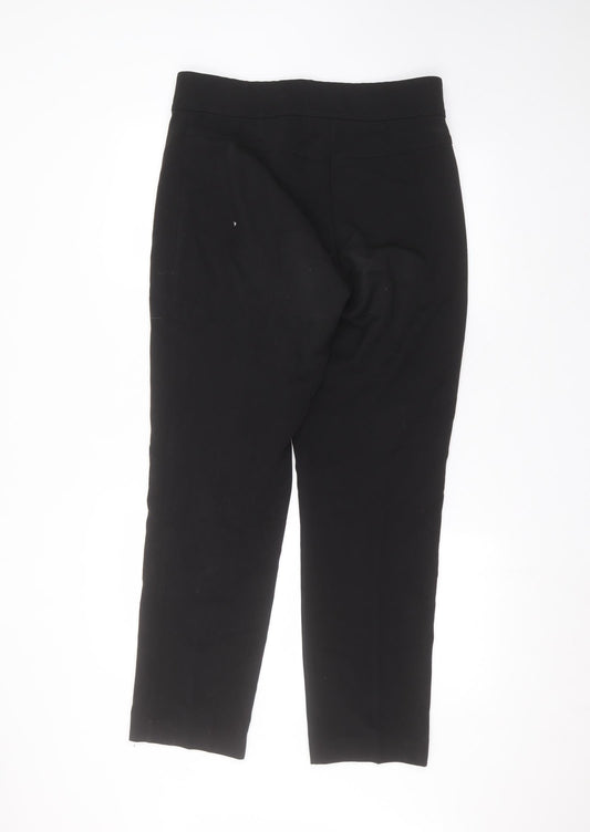 Womens UK Size 14 Artigiano Regular Fit  Black Trousers