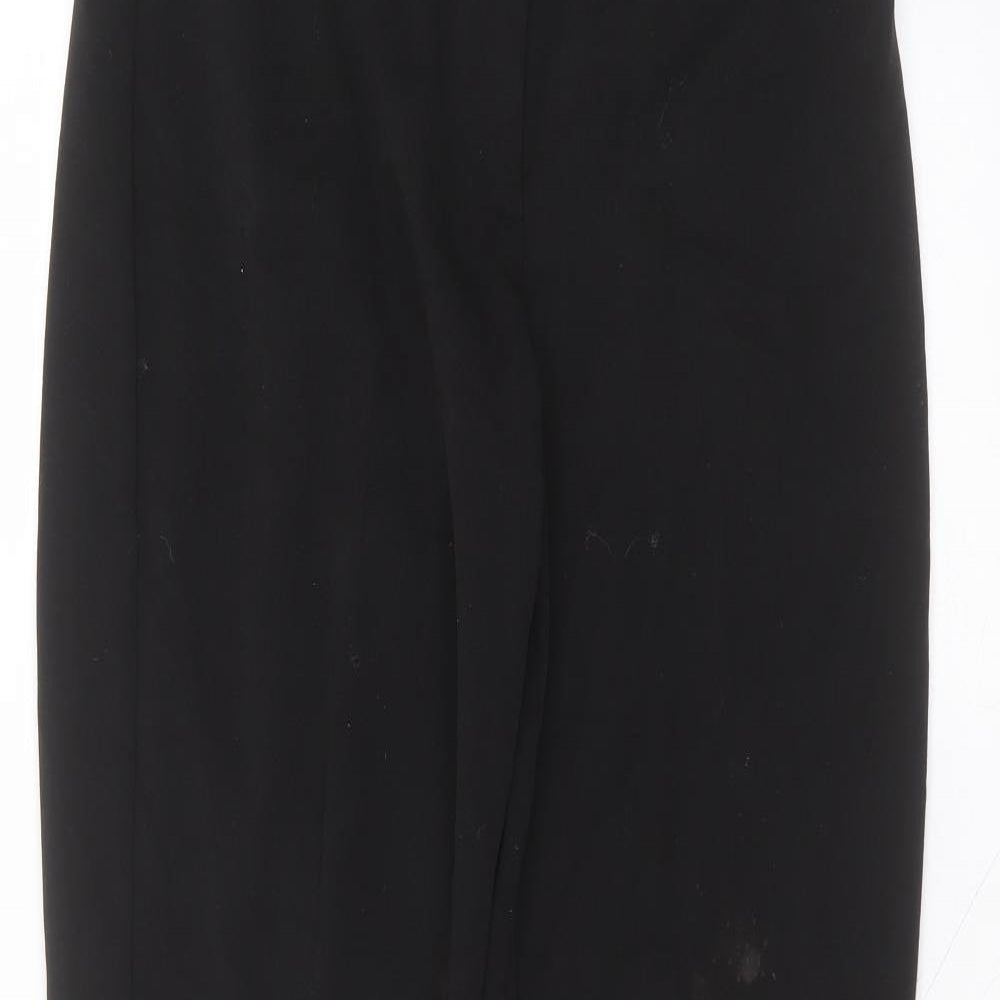 Womens UK Size 14 Artigiano Regular Fit  Black Trousers