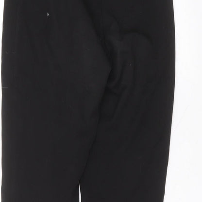 Womens UK Size 14 Artigiano Regular Fit  Black Trousers