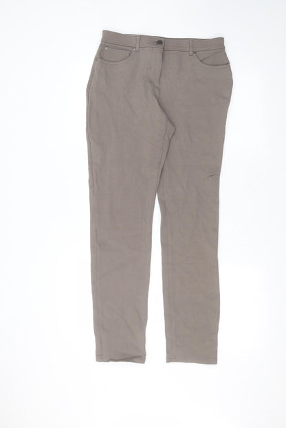 So Slimming Womens Grey  Viscose Straight Jeans Size 30 in L28 in Regular