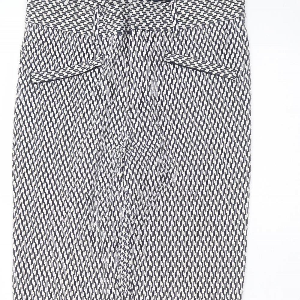 Womens UK Size 10 Gap Regular Fit  White Trousers