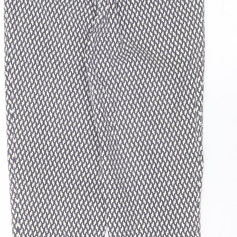 Womens UK Size 10 Gap Regular Fit  White Trousers