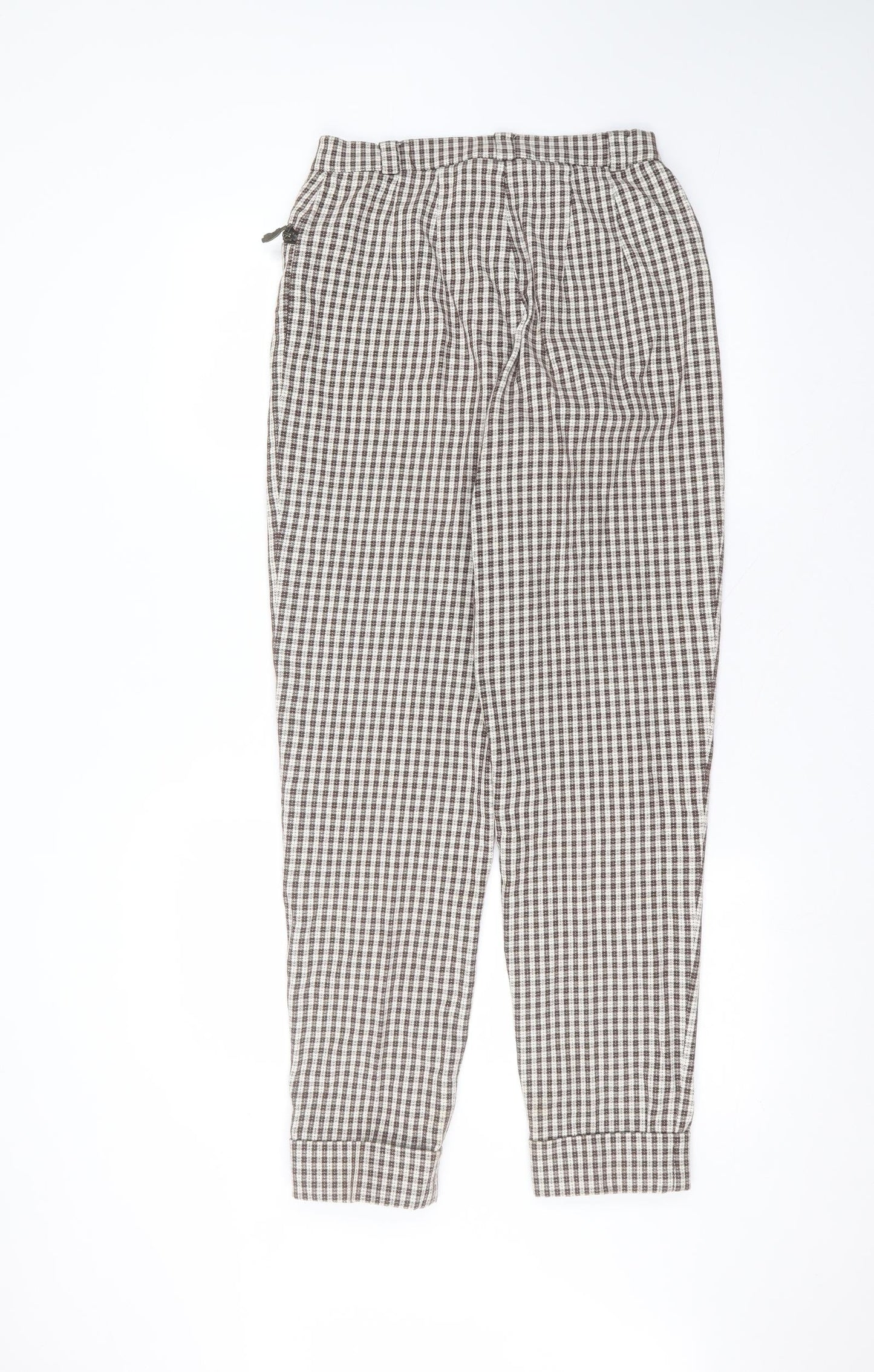 GOLFINO Womens White  Polyester Trousers  Size 12 L27 in Regular