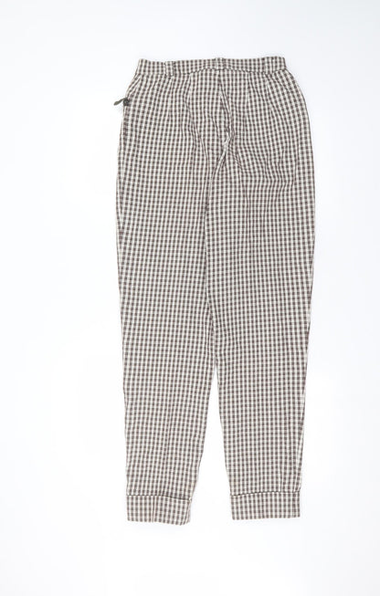 GOLFINO Womens White  Polyester Trousers  Size 12 L27 in Regular
