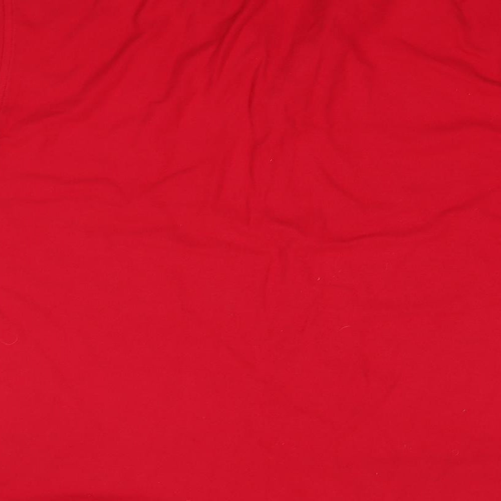 JERZEES Mens Red  100% Cotton  Polo Size M Collared
