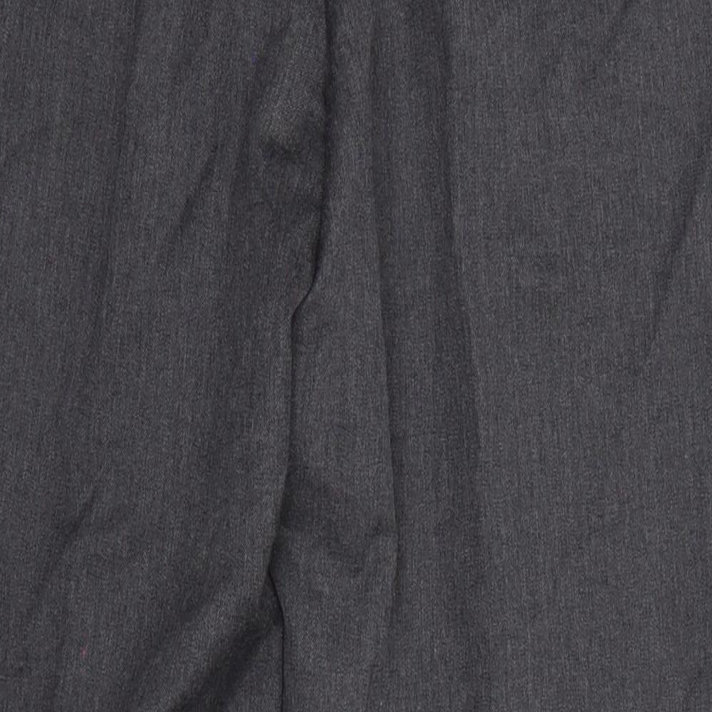 Matalan Mens Grey  Polyester Dress Pants Trousers Size 34 in L28 in Regular  - Short