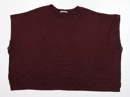 Womens UK Size S M&S Purple Pullover Jumper