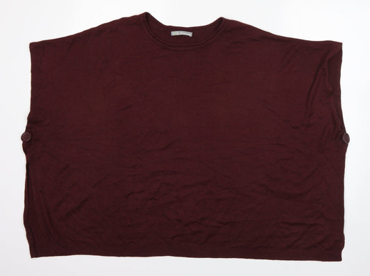 Womens UK Size S M&S Purple Pullover Jumper