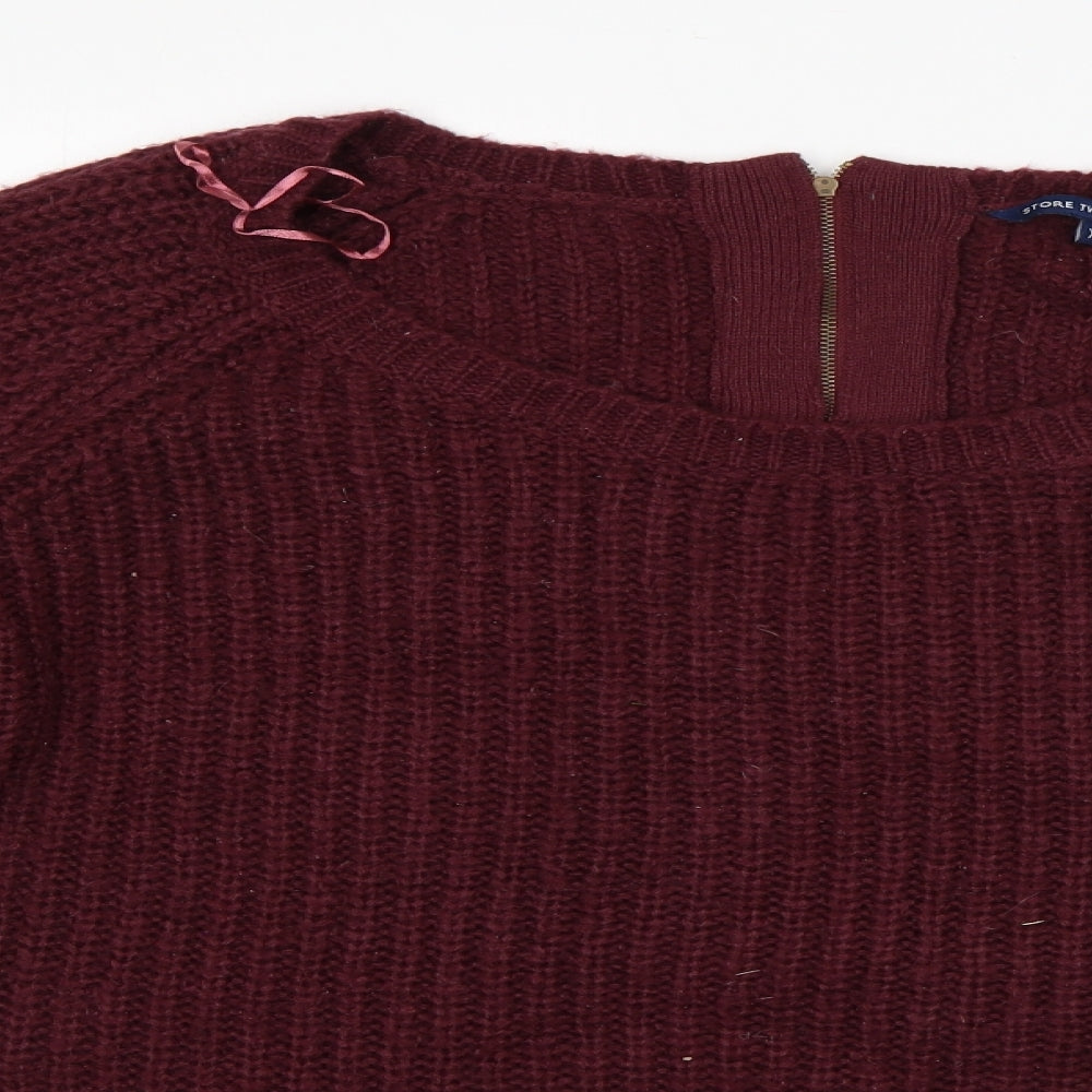 Womens UK Size XL Store Twenty One Red Pullover Jumper