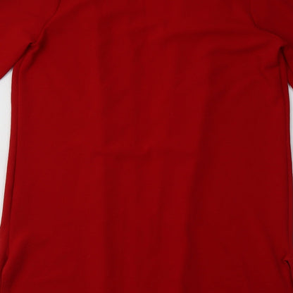 Blossom London Womens Red   Overcoat Blazer Size M
