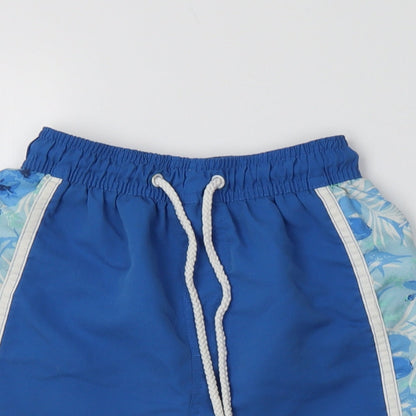 Cargo Bay Boys Blue Floral Polyester Bermuda Shorts Size 5-6 Years  Regular