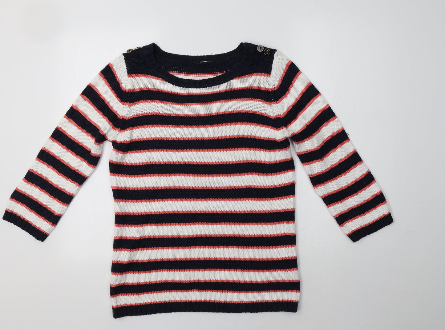 Womens UK Size M Preworn Multicoloured Pullover Jumper