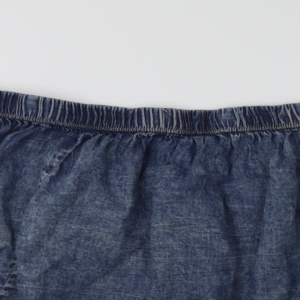 Primark Womens Blue  Cotton Mini Set Size 12