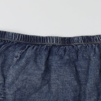 Primark Womens Blue  Cotton Mini Set Size 12