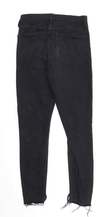 Mens UK Size 28 in Topshop Jamie Regular Fit Skinny Black Jeans