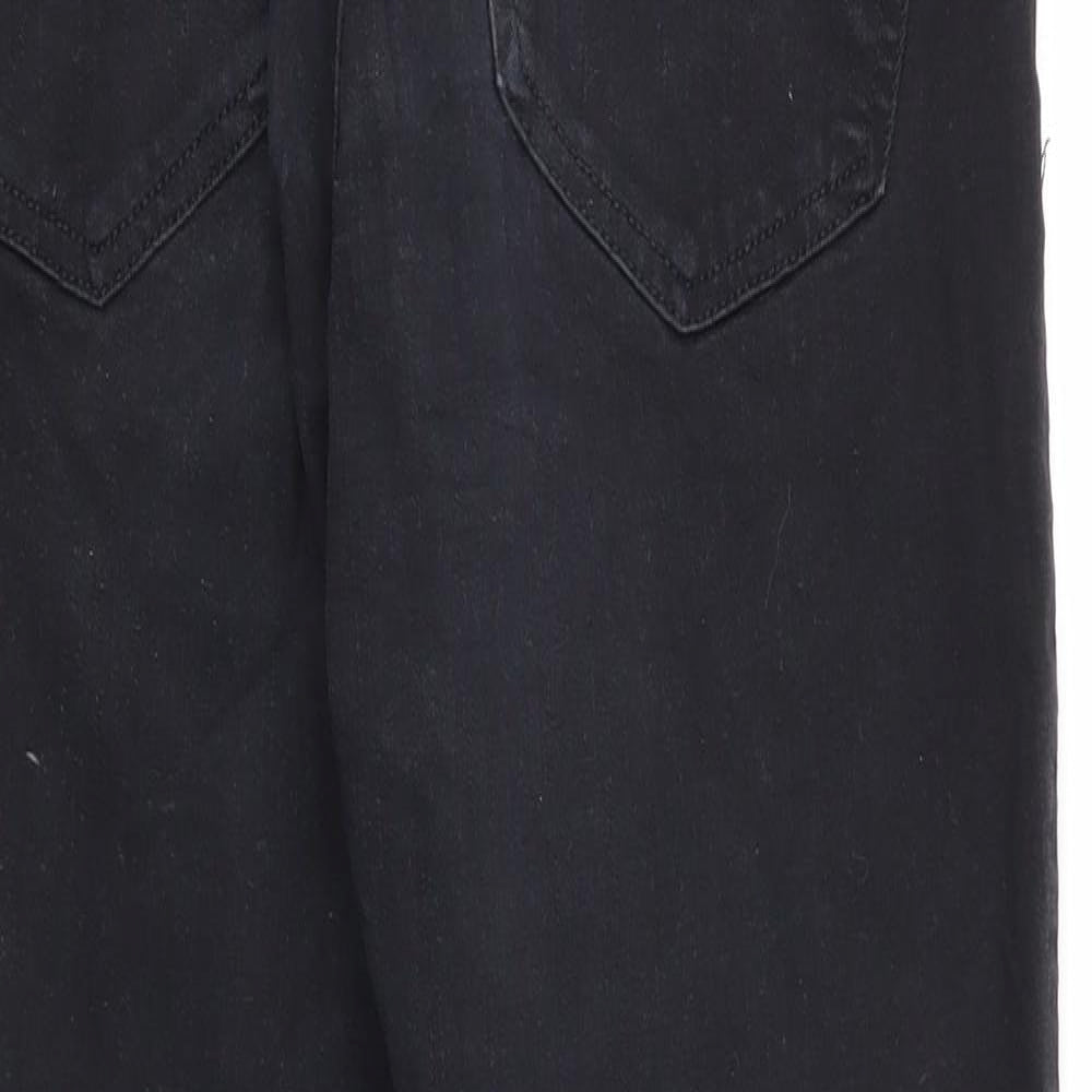 Mens UK Size 28 in Topshop Jamie Regular Fit Skinny Black Jeans