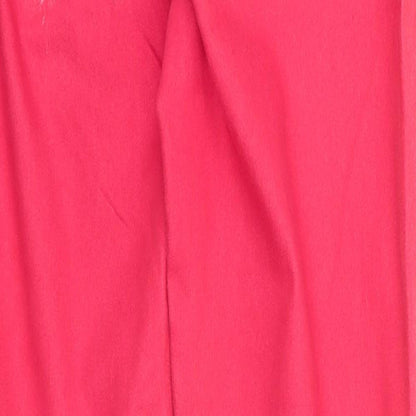 YFL Reserved Womens Orange  Cotton Chino Trousers Size 10 L30 in Regular  - Faded Orange Red