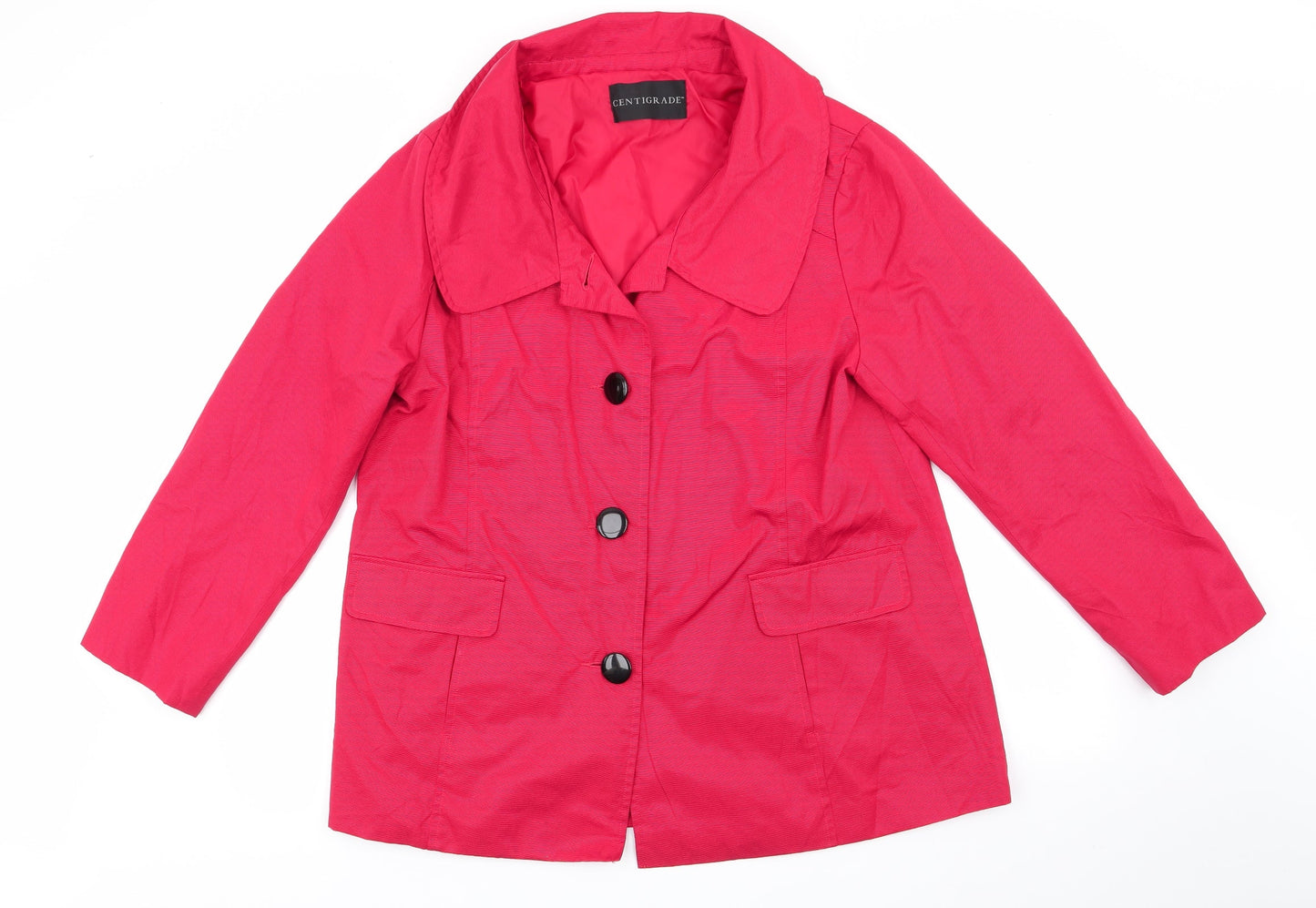 Womens UK Size L Centigrade Red Overcoat