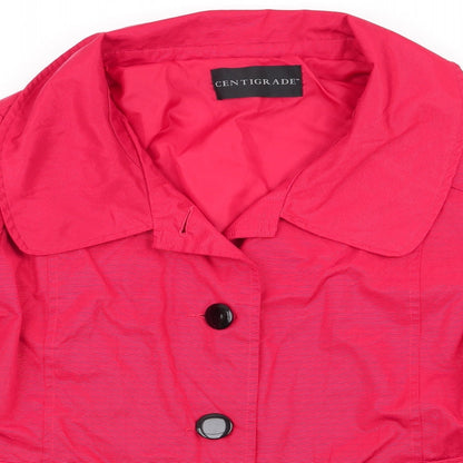 Womens UK Size L Centigrade Red Overcoat