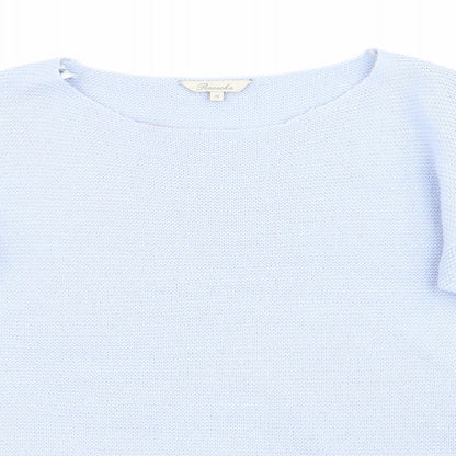 Womens UK Size M Peacocks Blue Pullover Jumper