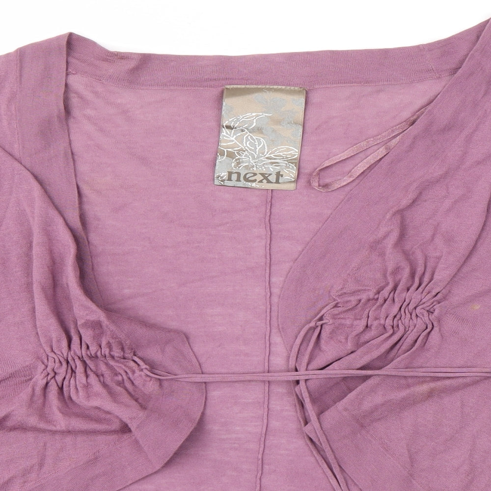 Womens UK Size L NEXT Purple Cardigan Jumper