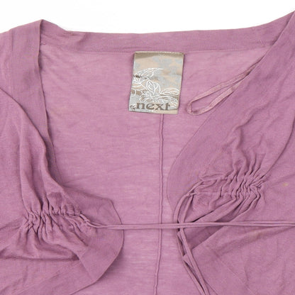Womens UK Size L NEXT Purple Cardigan Jumper