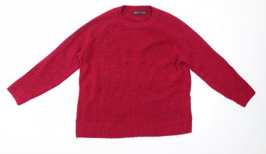 Womens UK Size M M&S Pink Pullover Jumper