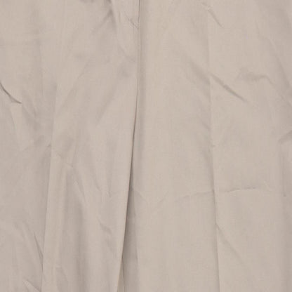 Womens UK Size 16 Gelco Regular Fit Dress Pants Brown Trousers