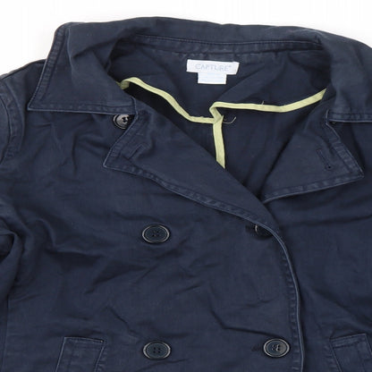 Capture Womens Blue   Jacket Coat Size M