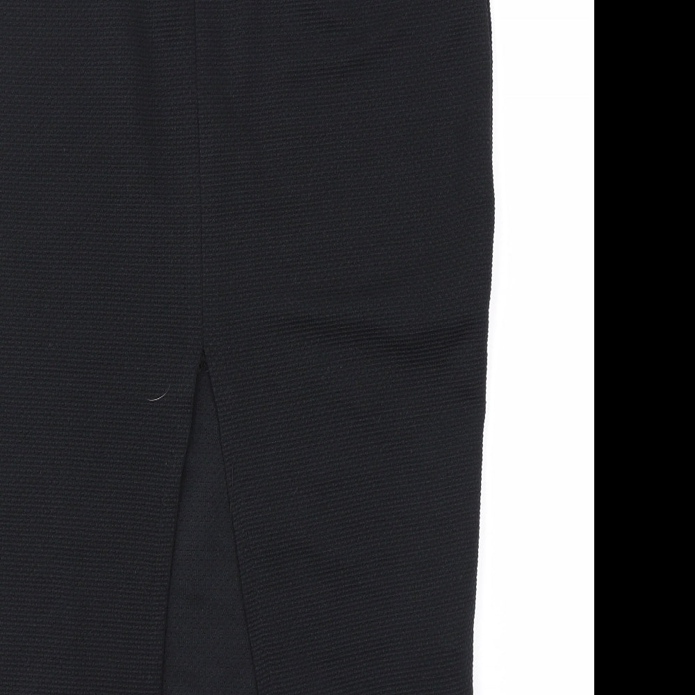 Primark Womens Black  Polyester Straight & Pencil Skirt Size 10