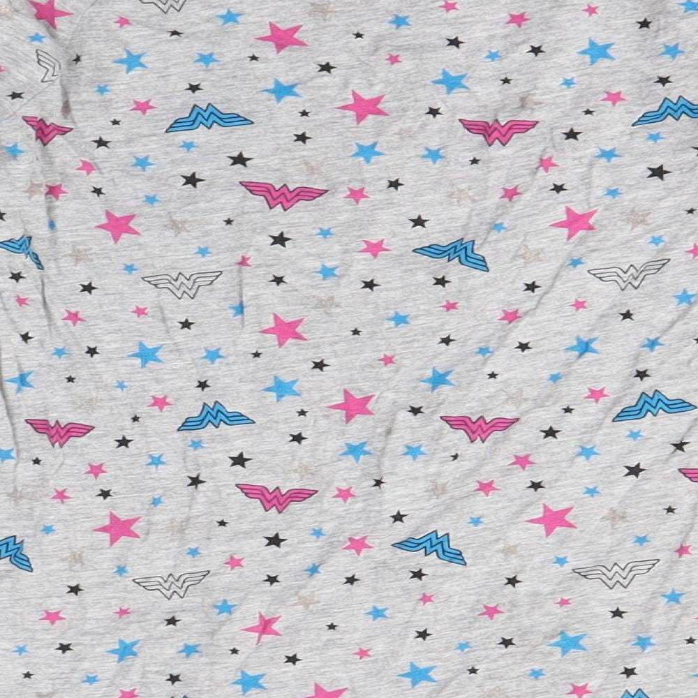 George Girls Multicoloured  Cotton Basic Casual Size 9-10 Years Round Neck  - Wonder Woman