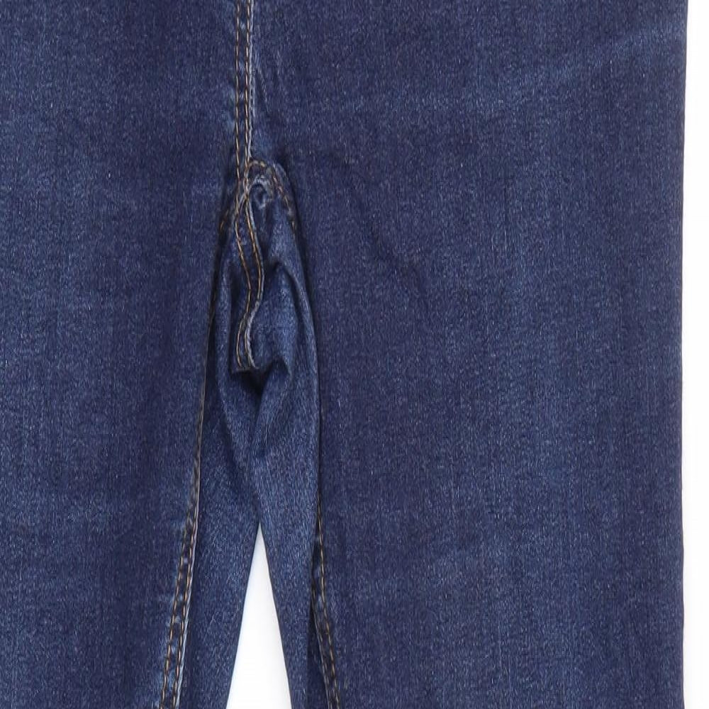 TU Womens Blue  Cotton Skinny Jeans Size 10 L27 in Regular