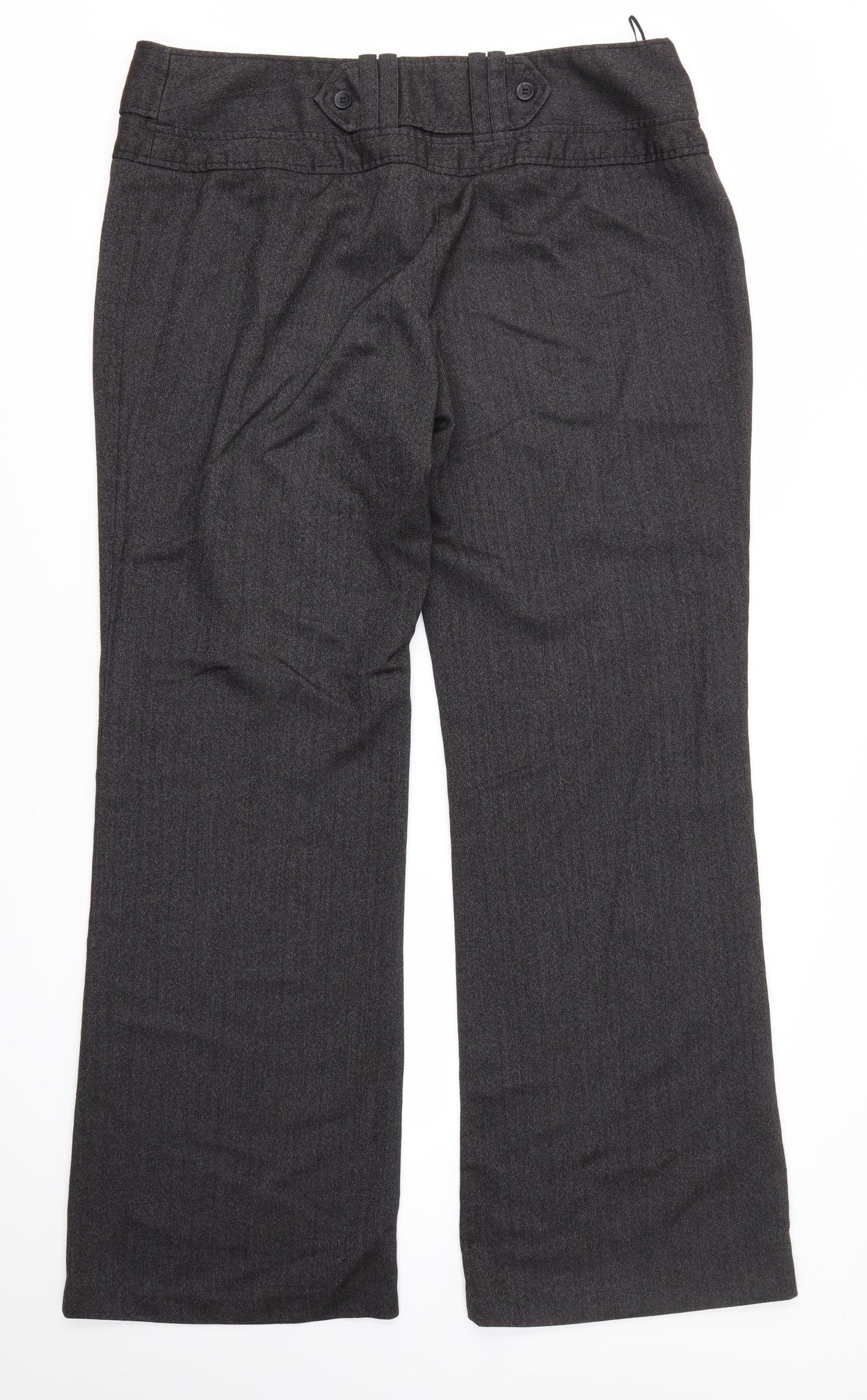 Womens UK Size 36 in NEXT Regular Fit Dress Pants Grey Trousers