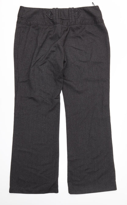 Womens UK Size 36 in NEXT Regular Fit Dress Pants Grey Trousers