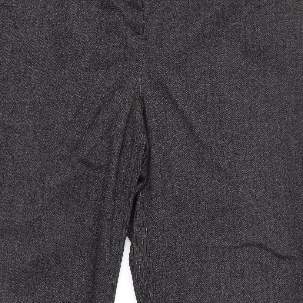 Womens UK Size 36 in NEXT Regular Fit Dress Pants Grey Trousers