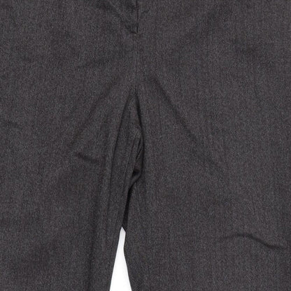 Womens UK Size 36 in NEXT Regular Fit Dress Pants Grey Trousers