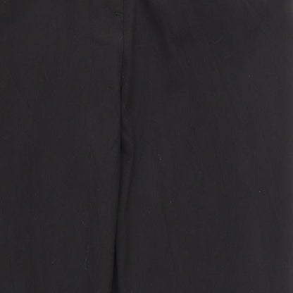 Womens UK Size 10 incorporatewear Regular Fit Dress Pants Black Trousers