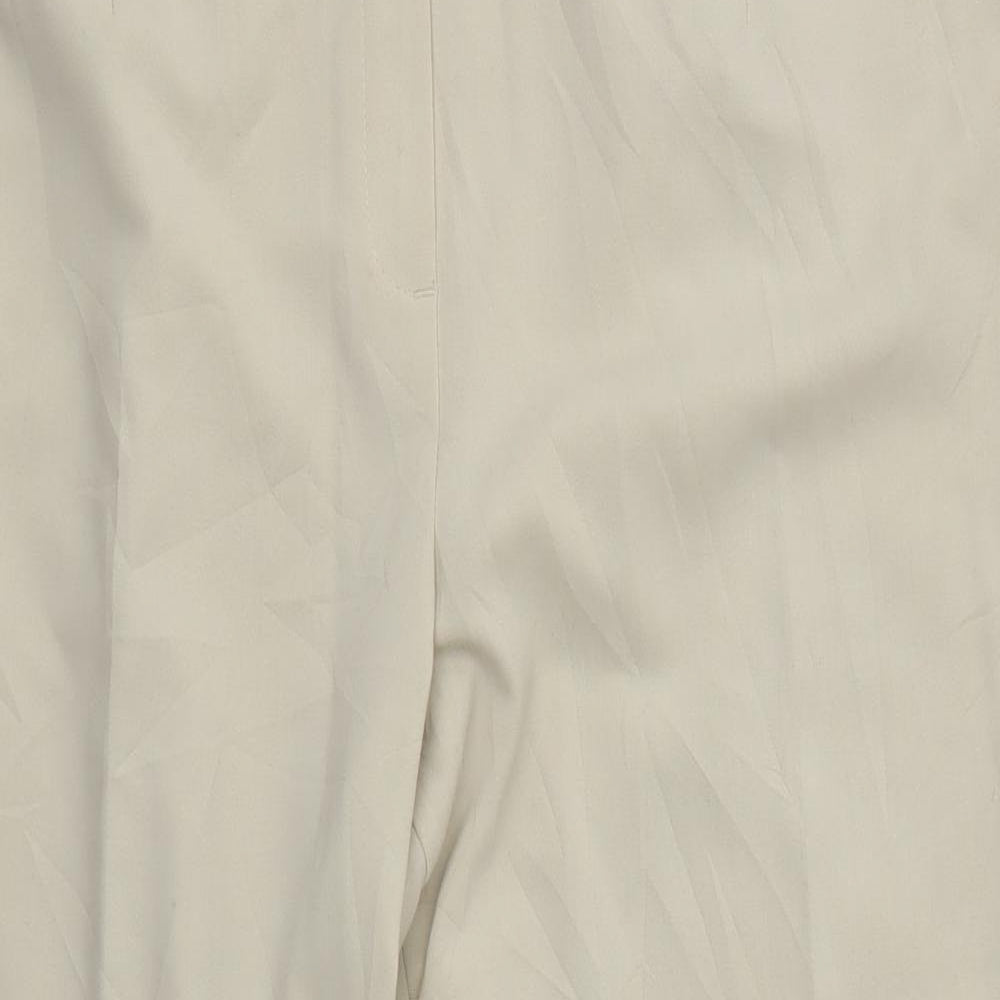 Womens UK Size 18 M&S Regular Fit Dress Pants Beige Trousers