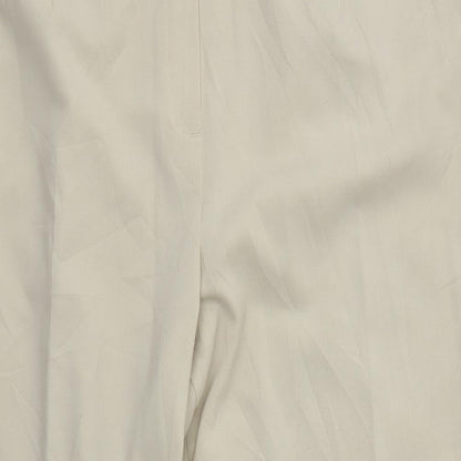 Womens UK Size 18 M&S Regular Fit Dress Pants Beige Trousers