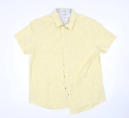 Womens UK Size XL John  Rocha Yellow Basic Button-Up