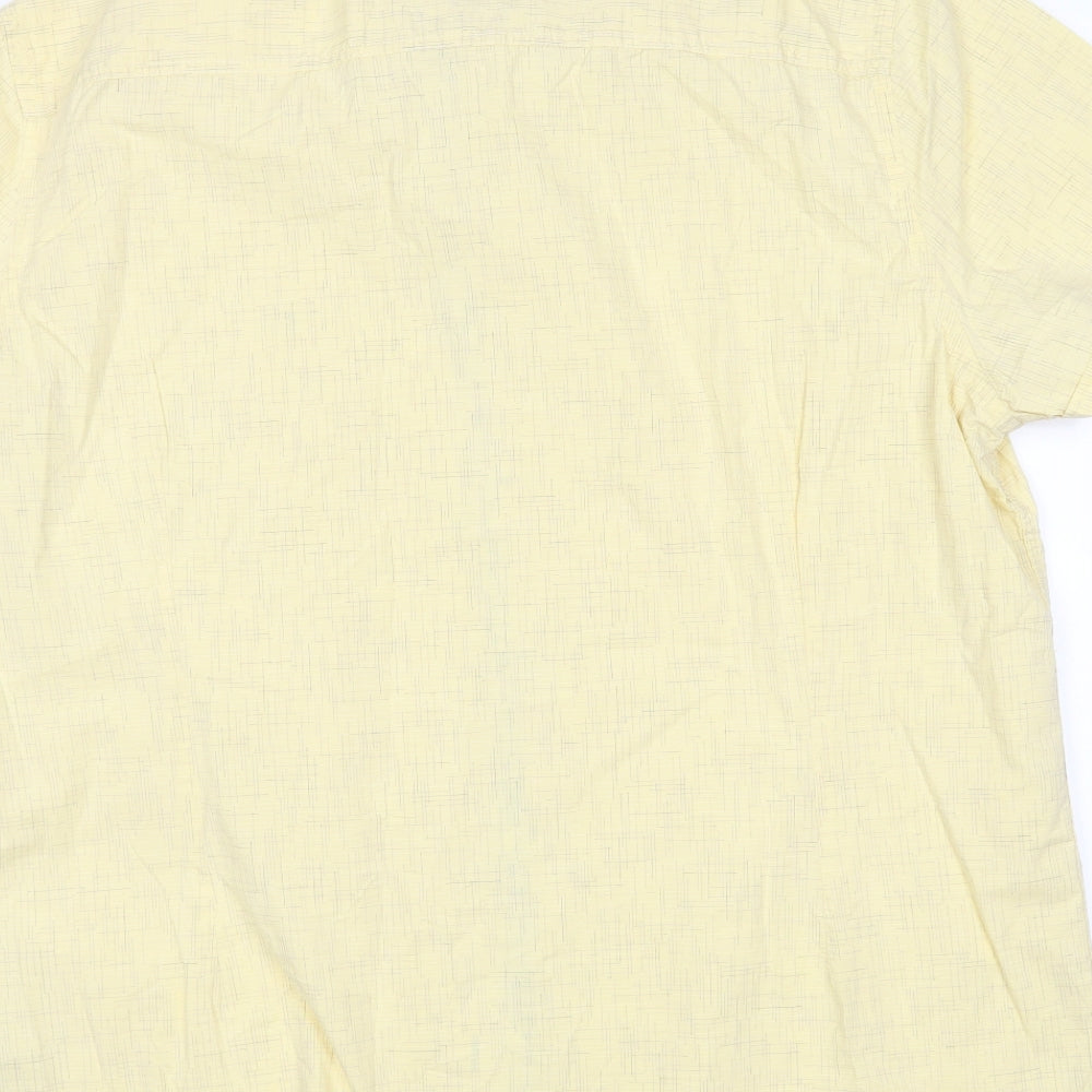 Womens UK Size XL John  Rocha Yellow Basic Button-Up