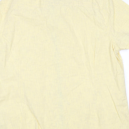 Womens UK Size XL John  Rocha Yellow Basic Button-Up