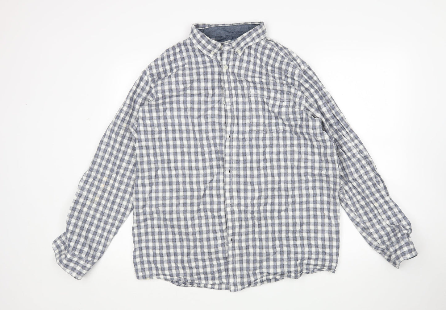 George Mens Multicoloured  Cotton  Button-Up Size XL Collared