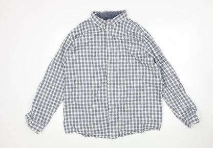 George Mens Multicoloured  Cotton  Button-Up Size XL Collared