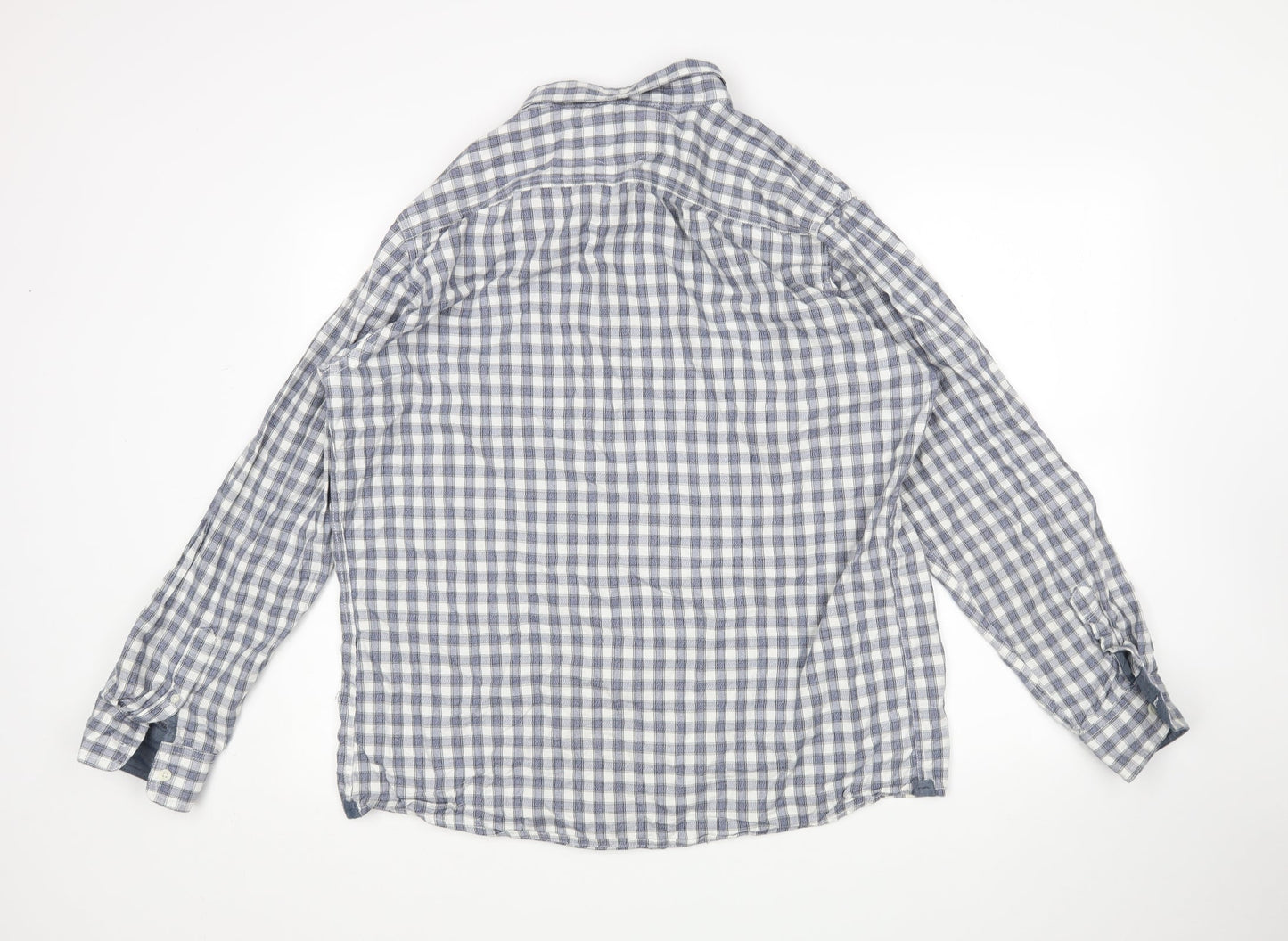 George Mens Multicoloured  Cotton  Button-Up Size XL Collared